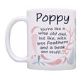 thumbnail image 2 of ThisWear Funny Gift for Poppy Like Wise Old Owl Less Feathers Beak and Stuff 2 Pack 11oz Coffee Mug Set, 2 of 4