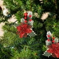 thumbnail image 4 of Décorations de Sapin de Noël, Décorations de Noël pour Arbre, Aiguilles de Noël Fruits Rouges Fleurs de Noël Pendentifs de Sapin de Noël Accessoires de Noël Décoration de Boîte de Noël, 4 of 7