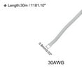 thumbnail image 2 of Silicone Wire 30AWG 30 Gauge Flexible Tinned Copper Standard High-Temperature Hookup Wire Grey 30m/98ft, 2 of 6
