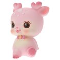thumbnail image 1 of SHOWERORO Miniature Fawn Figurines Deer Figurines Resin Pink Adorable Design 1Pack, 1 of 7