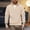 White, variant on Men's Quarter Zip Polar Fleece Pullover Sweatshirts Long Sleeve Half Zip Fleece Jacket Thermal pullovers Grey XXL
