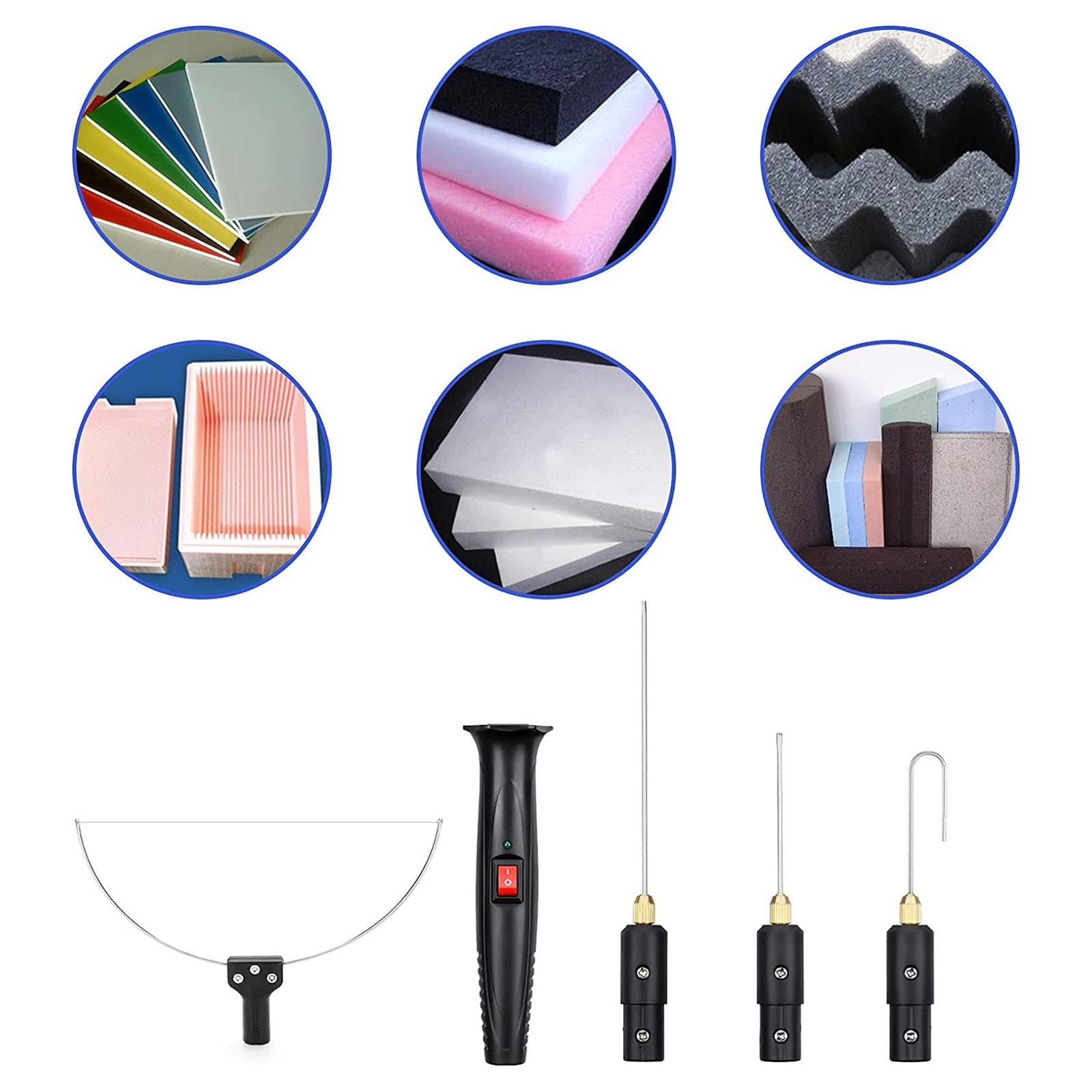 FVDPWYE 9 Pieces Set Electric Foam Cutter Foam Cutting Pen 4 in 1 18W Cutter Set Heating
