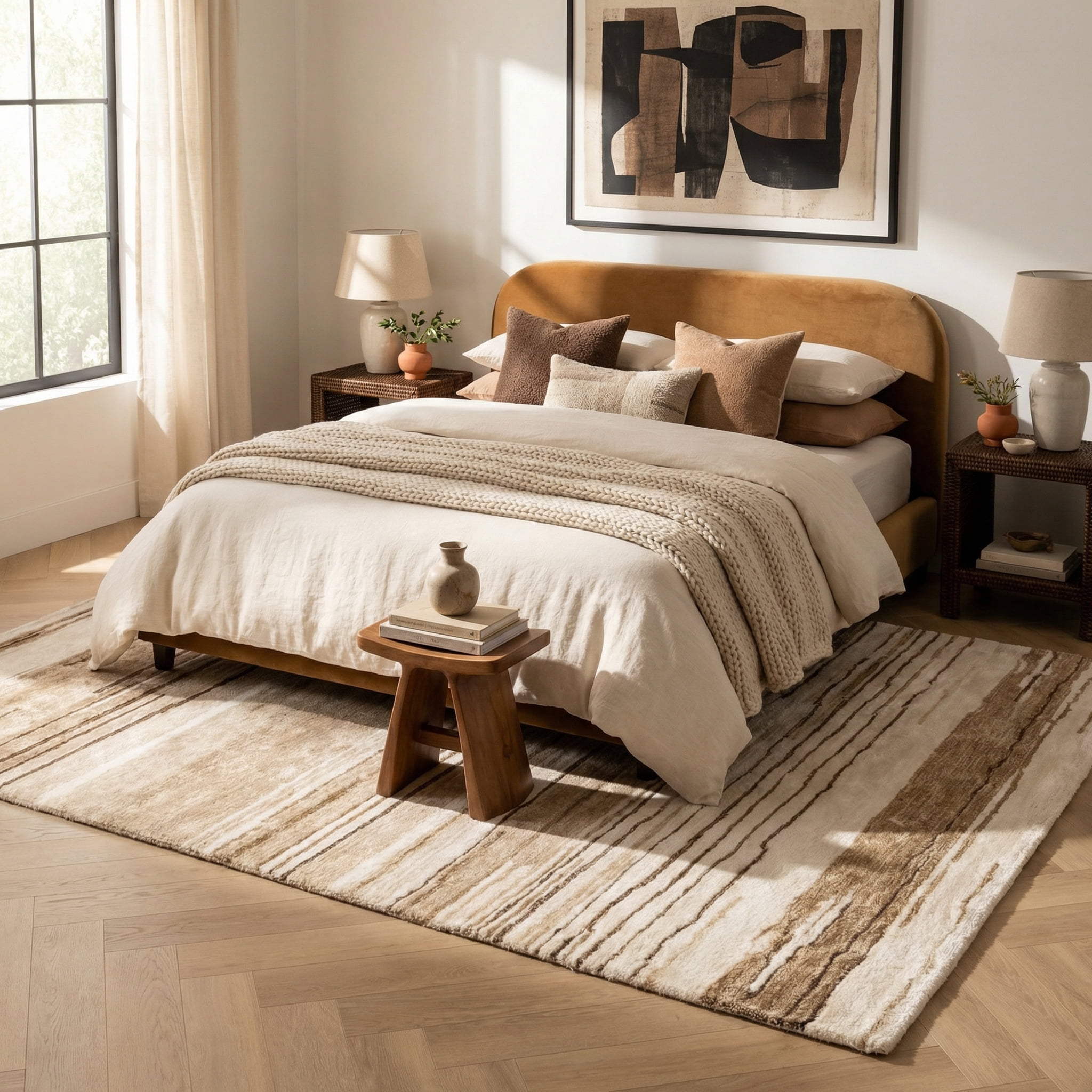 Rug Branch Maya Modern Abstract Indoor Hand-Tufted Area Rug