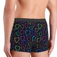 thumbnail image 5 of Disketp Colored Hearts Men'S Boxer Briefs,Soft And Breathable Cotton Underwear With Comfortflex Waistband, 5 of 8
