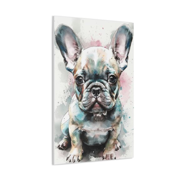 Watercolor French Bulldog Painting 3 - Nursery Collection - Bedtime Stories