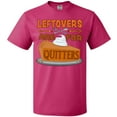 thumbnail image 3 of Inktastic Leftovers Are for Quitters with Pumpkin Pie T-Shirt, 3 of 5