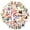 1A, variant on 35pcs-50pcs Cute Musical Stickers Animal Band Stickers Cartoon Instrument Stickers for Laptops Notebooks Suitcases