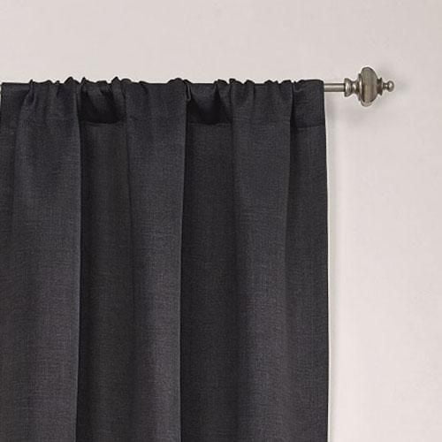 Mainstays Chambray Blackout 63" Window Panel Pair, 2 Panels, Each Panel: 40"x
