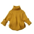 thumbnail image 2 of GigrtiJin Infant Toddler Baby Girl Boy Knit Sweaters Long Sleeve Turtleneck Pullover Tops Fall Winter Clothes, 2 of 3