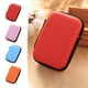 thumbnail image 1 of Mini bolsa de almacenamiento para auriculares de cuero rígido con cremallera, estuche para auriculares, diseño compacto, cuero duradero, plegable, portátil, ligero, para viajes, para el, 1 of 9