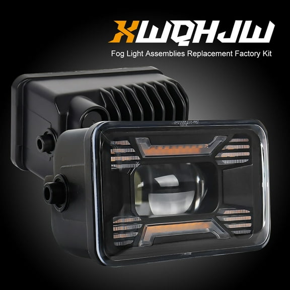 For 2015 2016 2017 2018 2019 Ford F 150 F150 LED Fog Lights Bumper Lamps 6500K