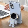 thumbnail image 5 of 3D Cute Cartoon Astronaut Folding Stand Soft Phone Case for Samsung Galaxy A70 A50 S A30 A20 A21S A11 A10 A750 A7 Back Cover, Creative Shockproof Durable Popular Bumper(White,A10S), 5 of 8