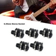 thumbnail image 4 of 5Pcs 6.35mm 4P Stereo Socket 6.5mm Input Stable Transmission Easy Operation For Microphone Electric Guitar, 4 of 8