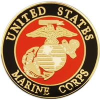 U.S.M.C. Logo Pin 3/4"