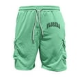 thumbnail image 5 of NAFUU Men's 2 Pieces Set Fashion Mens Sportswear Suit Casual Relaxed Fit Letter Print Summer Short Sleeve T Shirt And Shorts Suit Sports Jogging Tracksuit, 5 of 5
