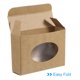thumbnail image 4 of Uxcell 4"x3"x1" Caja de Jabón de Papel con Ventana, Cajas de Jabón Hechas en Casa, Cajas de Regalo Ovaladas, Paquete de 30, 4 of 6