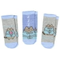 thumbnail image 2 of Pusheen The Cat So Relaxed No Show Ankle Socks Size 5-9 - 3 Pair Adult Unisex, 2 of 5