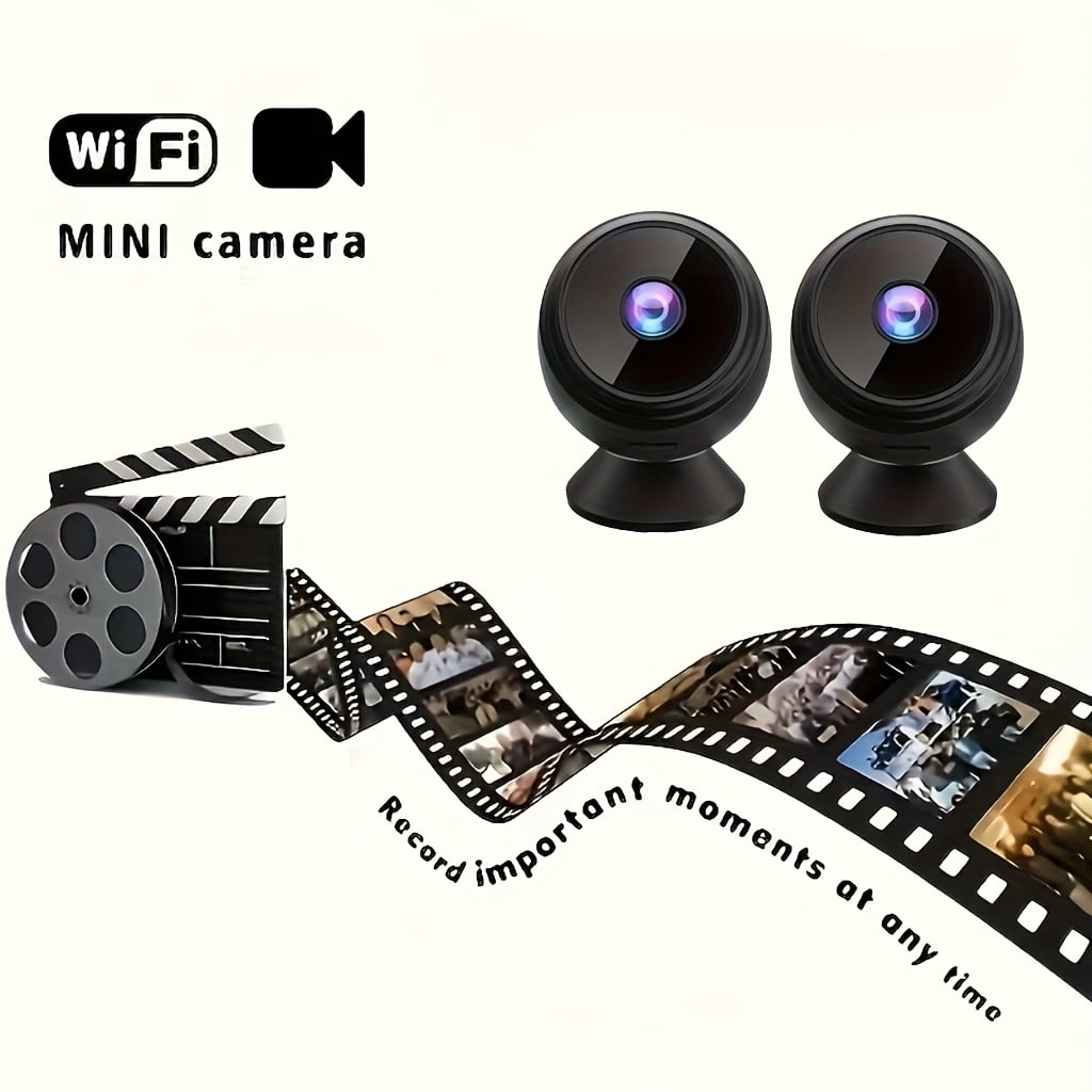 Wireless Security Camera A9: 150° Rotation & Wide-Angle Lens, 2.4GHz WiFi Indoor/Outdoor Camera with Night Vision for Home, Pet, Baby Monitoring