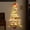 GN.GN, variant on 45-Inch Wall Mounted Christmas Tree with LED Lights, Battery Operated Space-Saving Decor for Indoor, Wood-Look Design GN