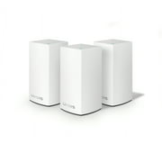 Linksys Velop Dual Band Intelligent Mesh WiFi System, White, 3 Pack (AC3600)