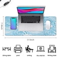 thumbnail image 4 of "Elevate Your Desk Decor: Extra Large Desk Mouse Pad with Topographic Pattern and Non-Slip Rubber Base - For Enhanced Comfort and Style", 4 of 7