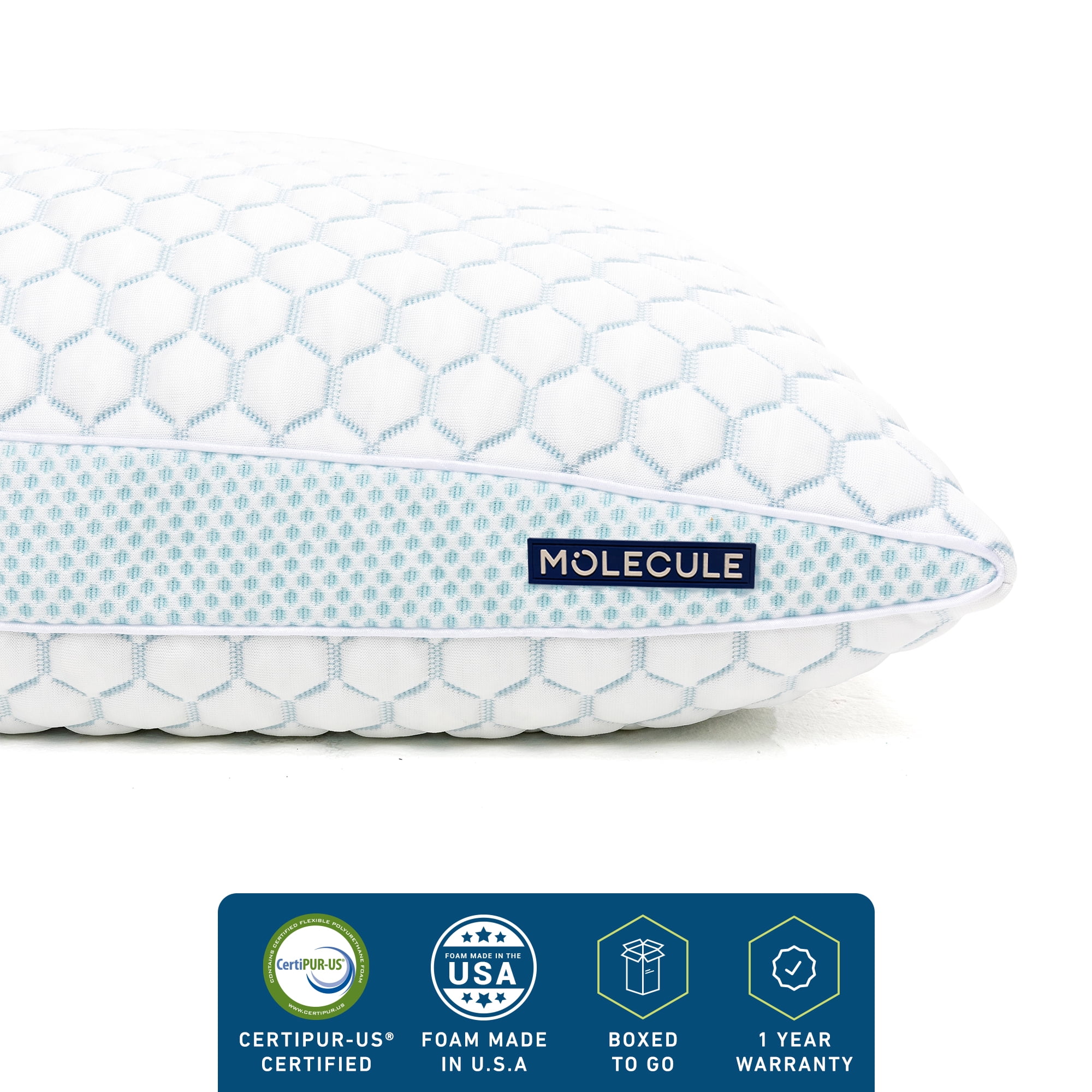 MOLECULE Infinity PRO Cooling Gel Memory Foam Adjustable Pillow, Standard