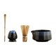 thumbnail image 4 of 4 piezas de bateador de set de matcha tradicional con de té con cuchara de té WHISK BAYLA Bowl set para restaurante en casa Azul oscuro, 4 of 9