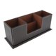 thumbnail image 4 of Organizador de Lápiz de Lápiz de Caja de Soporte de Almacenamiento de Escritorio de Oficina de material cuero - café Yotijar Estuche de almacenamiento de escritorio de la oficina, 4 of 4