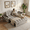 Light Gray, variant on BSHTI 65" 3-in-1 BSHTI 65" Velvet Convertible Sleeper Couch with 5-Position Adjustable Backrest, USB Port, Storage Armrests for Living Room, Apartment, Office (Light Gray)