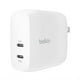 thumbnail image 1 of Cargador De Pared 2 Puertos USB C 60W Belkin, 1 of 7