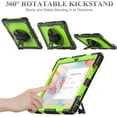 thumbnail image 3 of KOMI 360° Hand Strap Shockproof Case for Samsung Galaxy Tab A8 10.5 inch, Green+Black, 3 of 8