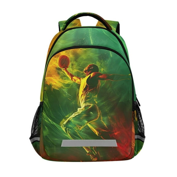 ALAZA Cool Basketball Player Backpack Elementary School Bag Bookbag Travel Rucksack