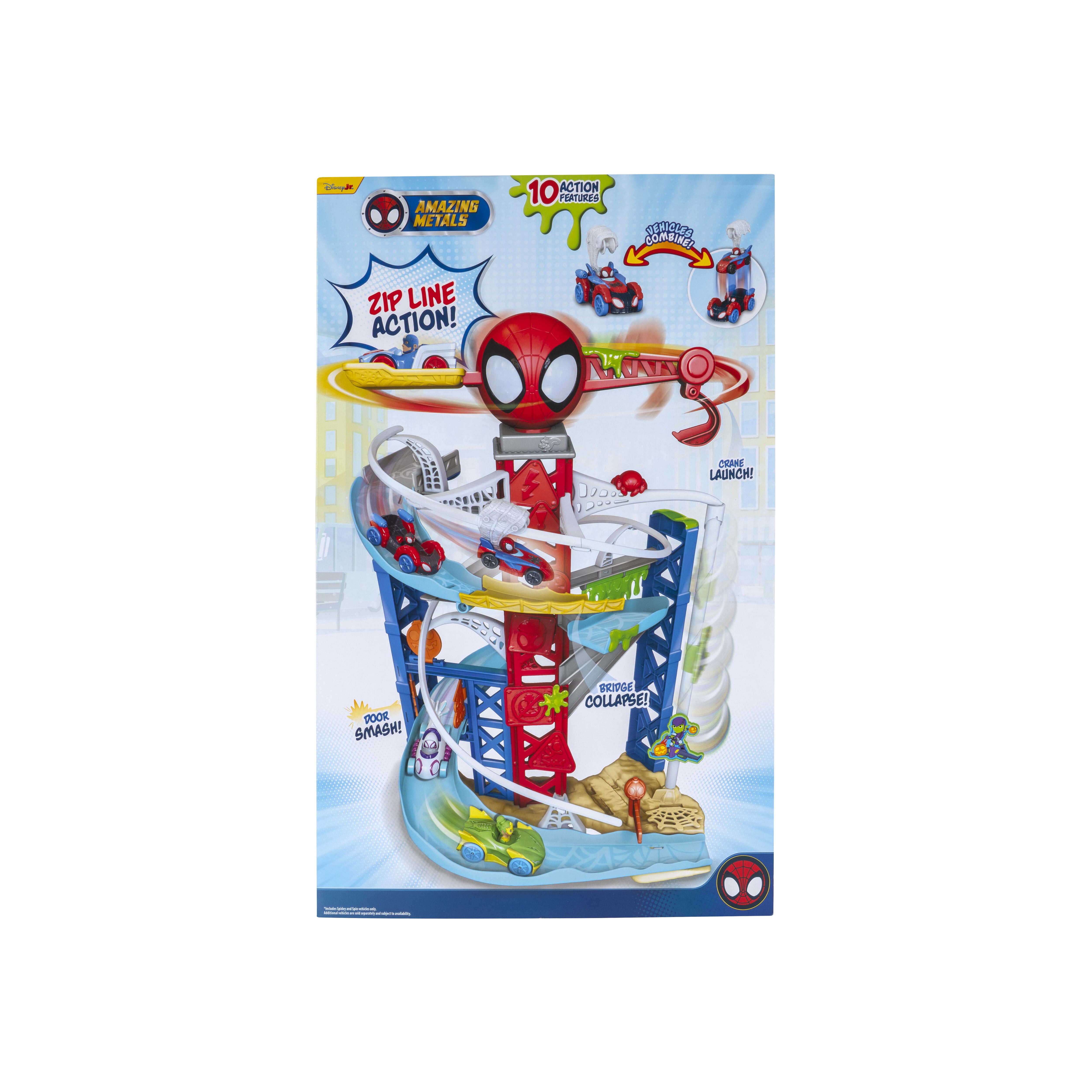 Marvel Spidey and His Amazing Friends Construction Zone Chaos