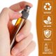 thumbnail image 4 of 10 Pcs Brown Colored Spray Bottle Glass Small Empty Spray Bottle Perfume Liquid Dispenser for Make up and Skin Care (10ml, Light Brown), 4 of 4