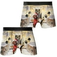 thumbnail image 3 of Happy New Year 2026 Boykin Spaniel Santa Gnome Holiday Party Snow All Over Print Boxer Briefs Underwear for Men Dad Dog Lover - 13019, 3 of 6