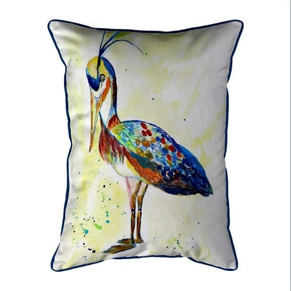 Betsy Drake HJ1018 16 x 20 in. Fancy Heron Large Indoor & Outdoor Pillow