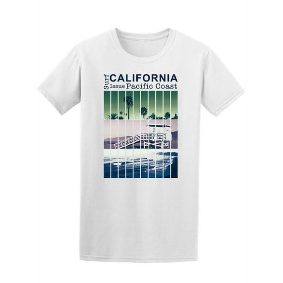 California Surf Issue Coast T-Shirt Men -Image by Shutterstock, Male 3X-Large