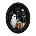 thumbnail image 2 of Framed Vintage Halloween Ghost Wall Art, Ghost Halloween Wall Decor, Ghost Art Print for Home Living Room Bedroom Office Entryway Gothic Decor, 2 of 7