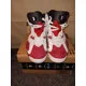 thumbnail image 1 of Ni - ke Air Jordan 6 Retro Mens 10 White And Red Retro Carmine 2014 384664160 No Box, 1 of 5