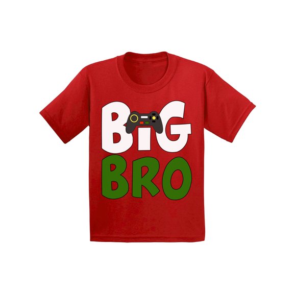 Awkward Styles Big Bro T-shirt Video Game Toddler Shirt Big Brother Tee Kids Shirt