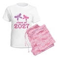 thumbnail image 6 of CafePress - Class Of 2027 Girls Graduation Women's Light Pajam - Women's Short Sleeve Print T-Shirt and Pants Light Cotton Pajama Set, 6 of 7
