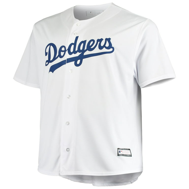 Profile Men's White Los Angeles Dodgers Big & Tall Replica Team Jersey