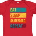 thumbnail image 4 of Inktastic Skateboarding Eat Sleep Skateboard Repeat Boys or Girls Baby Bodysuit, 4 of 5