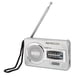 thumbnail image 2 of Radio AM FM con transistores y chip DSP, miniradio portátil de bolsillo con altavoz y conector para auriculares, color gris plateado, 2 of 15