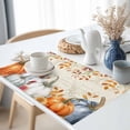thumbnail image 3 of Fall Orange Placemats Set of 6 Pumpkin Fall Leaves Flowers Thanksgiving Vintage Heat Insulated Linen Place Mats, Washable Stain-Proof Table Mats for Dining Tables Holiday Decor 13x19inch, 3 of 9