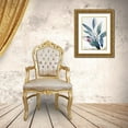 thumbnail image 3 of Isabelle Z 19x24 Gold Ornate Wood Framed with Double Matting Museum Art Print Titled - Indigo Sprig II, 3 of 4