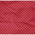 thumbnail image 4 of oneOone Cotton Poplin Twill Bright Red Fabric Dots Diy Clothing Quilting Fabric Print Fabric By Yard 56 Inch Wide, 4 of 4