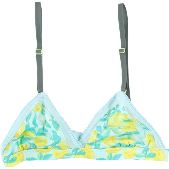 American Eagle Womens Mesh Trim Bralette, Blue, XX-Small