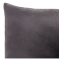thumbnail image 2 of Jordan Manufacturing 18" x 18" Dark Gray Solid Square Tufted Decorative Throw Pillow with Fabric Button, 2 of 5