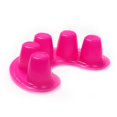 thumbnail image 2 of Cuenco para remojo de uñas, remojo de mano con punta de los dedos, herramienta para quitar remojo de uñas (4 unidades, rojo rosa), 2 of 5